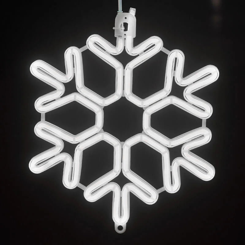 SnowGlow - Frosty Snøkrystall LED Lysbolle