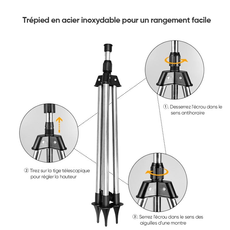 Roterende Stativ Sprinkler | Luvikno