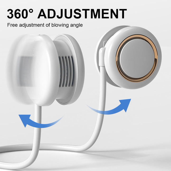 Foldbar USB Mini Bærbar Nakke Vifte | Luvikno