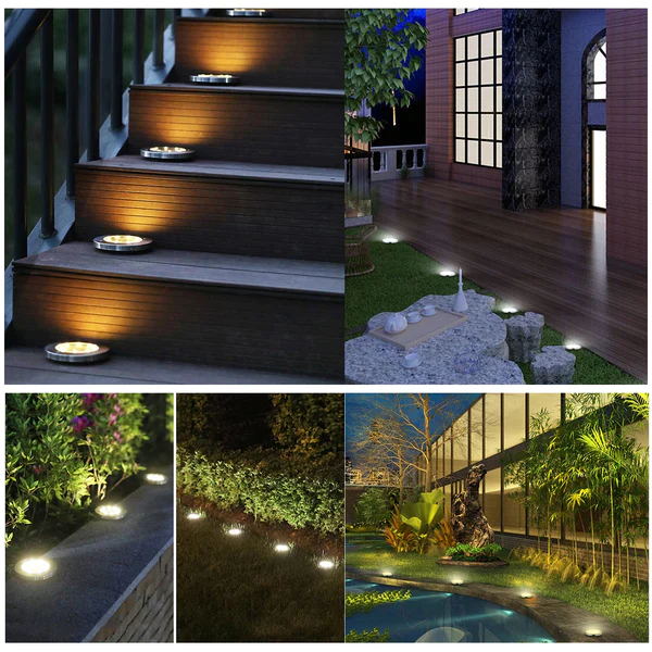 Solar-Glødende Lys | Trådlamp LED Hage Lampe | Luvikno