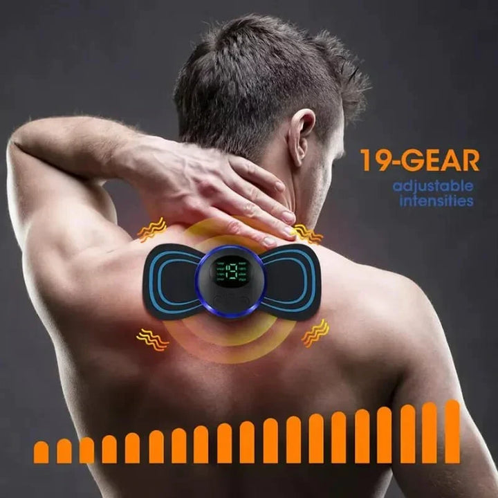 EMS Mini Body Massager Puls Nakke Smerte Lindring Luvikno