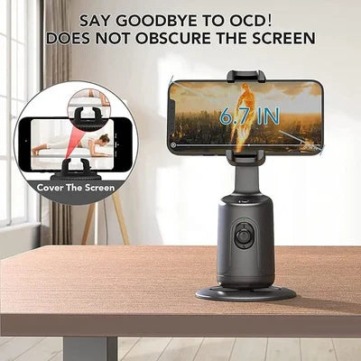 360° Rotasjon Smart Auto Ansikt Objektsporing Holder