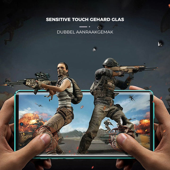 Magnetisk mobildeksel med dobbelt panserglass – for Samsung Galaxy S23/S22/S21/S20 & Note 20/10