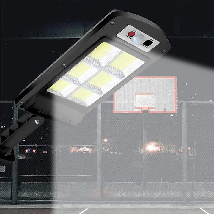 200W Utendørs Solenergi LED-Lampe med Fjernkontroll, Bevegelses- og Skumringssensor | Luvikno