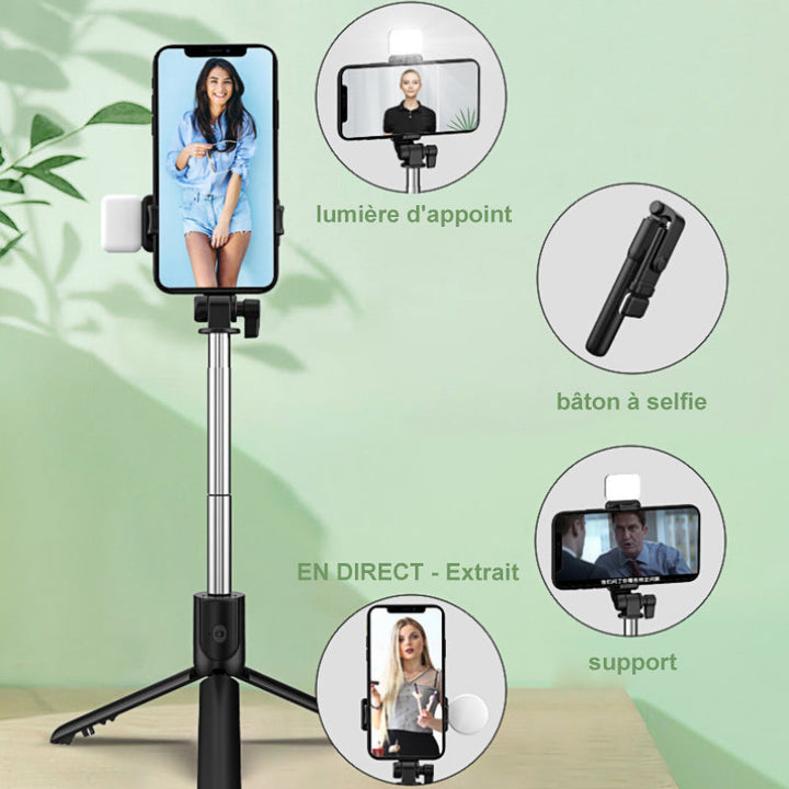 Trådløs Bluetooth mobiltelefonholder 6 i 1 | Luvikno