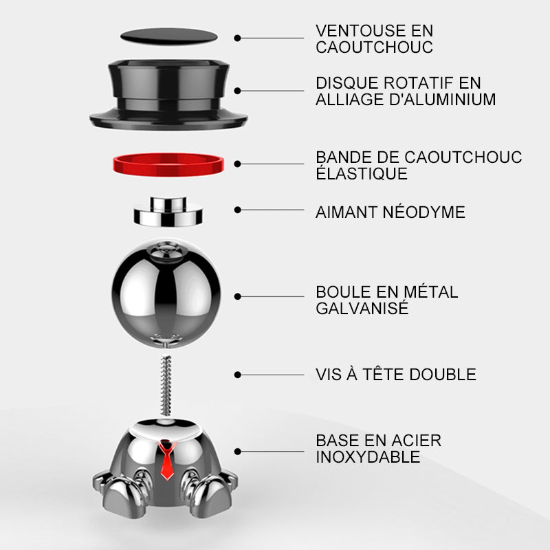 Søt 360° roterende magnetisk telefonholder | Luvikno