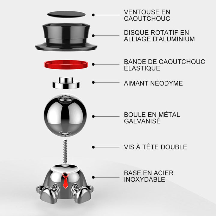 Søt 360° roterende magnetisk telefonholder | Luvikno