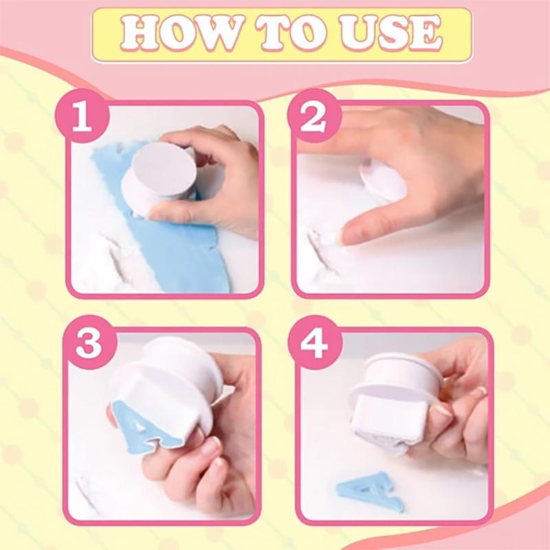 Alphabet Fondant Plunger Cutter | Luvikno