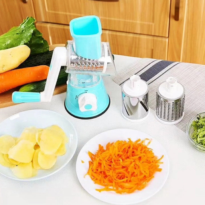 3-i-1 roterende ostekutter grønnsaks slicer | Luvikno