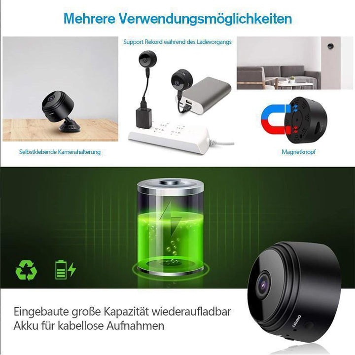 Luvikno | 1080p magnetisk WiFi Mini Kamera