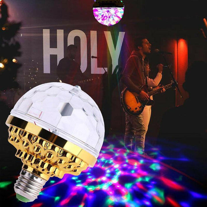 LED Disco Fargerik Roterende Lyspære | Luvikno