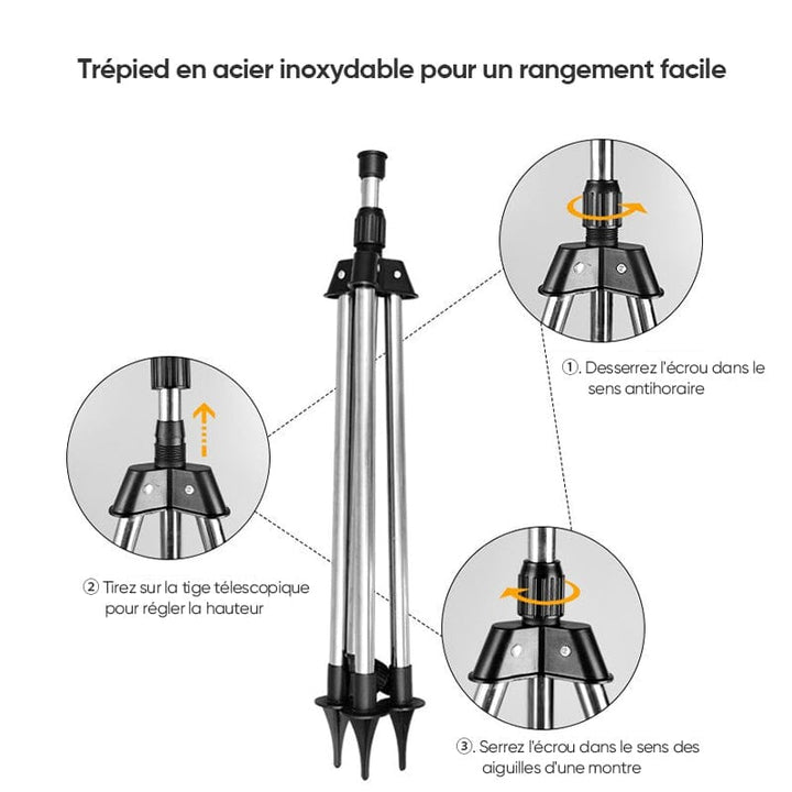 Tripod rotasjonskompensasjon | luvikno
