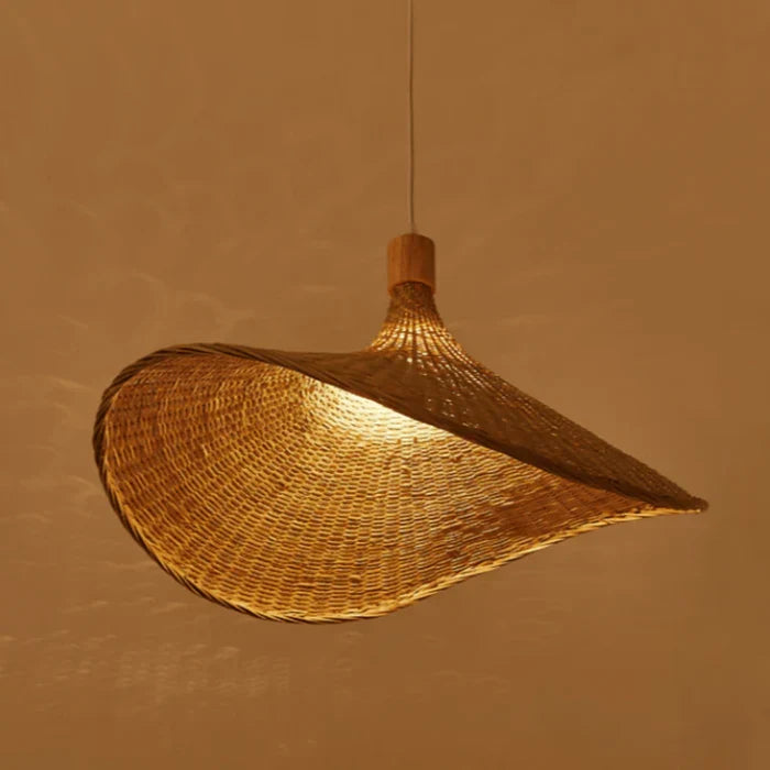 Wicker Pendellampe - RusticWeave | Luvikno