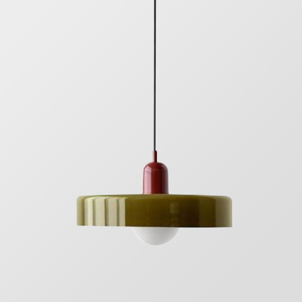 Farget glasspendellampe - BauLume | Luvikno