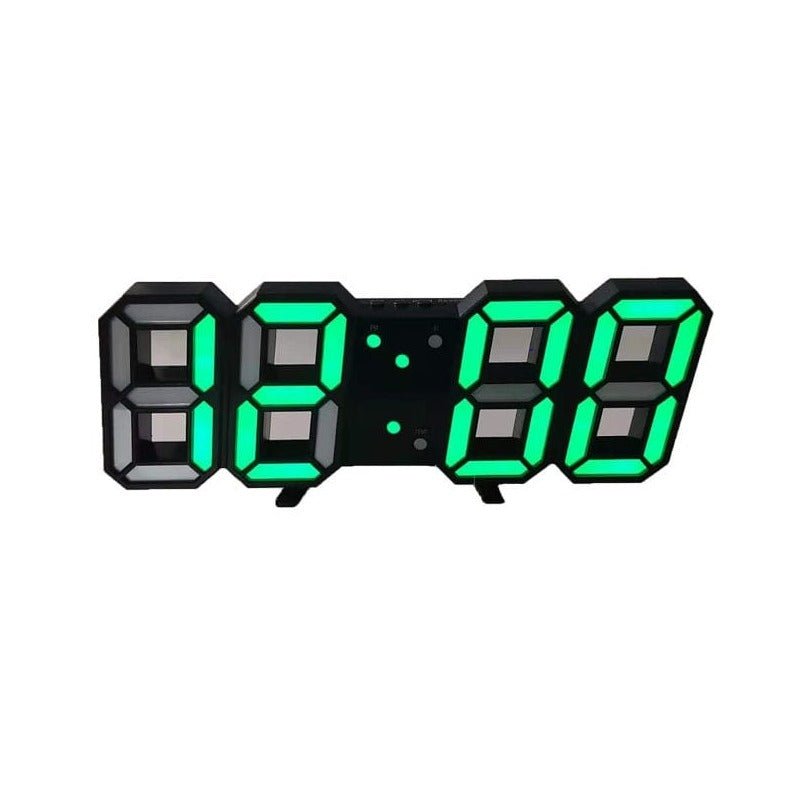 GlowLuxe - Stilfull 3D LED Veggklokke | Luvikno