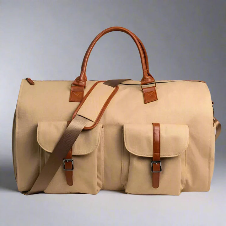 Reise Duffel Bag Lær Håndbagasje Luvikno