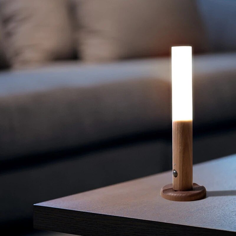 Vegglampe Treoppladbar Bevegelsessensor Lampe Luvikno