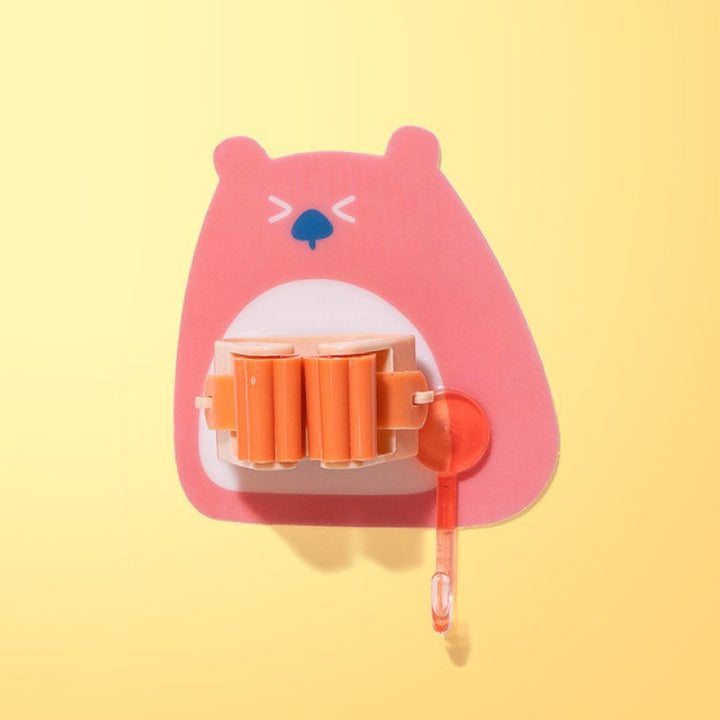 Single Cartoon Mop Holder | Luvikno