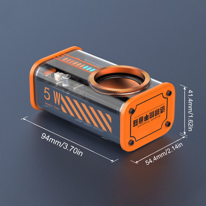 Transparent Mecha Trådløs Bluetooth Høyttaler | Luvikno