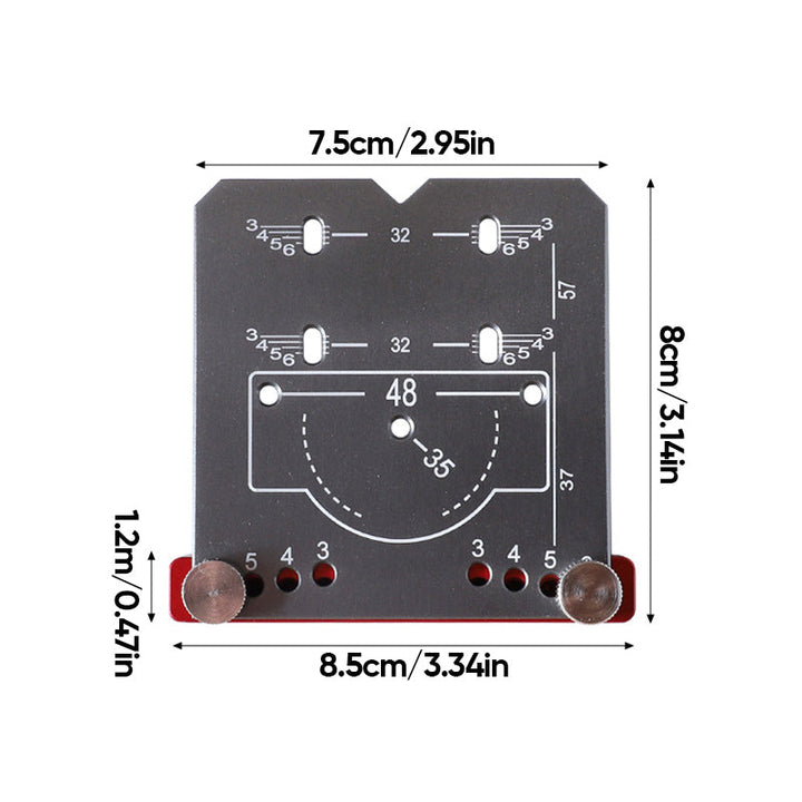 35 mm Hengsel Punch Locator | Luvikno