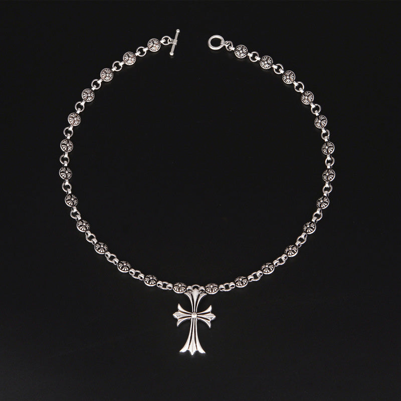Luvikno | Gothic Cross Pendant Necklace