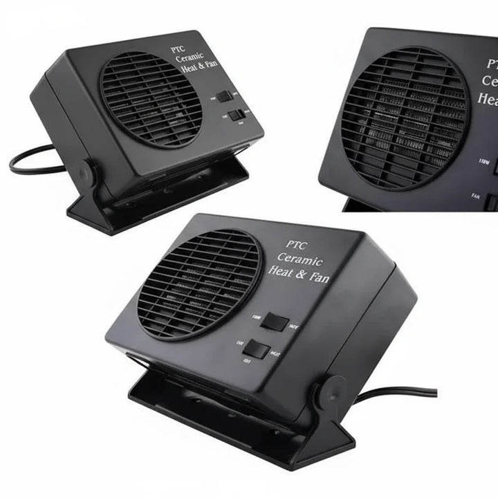 12V Keramisk Bilvarmer | 150W-300W | Bærbar Ruteavfukter med automatisk Termostat