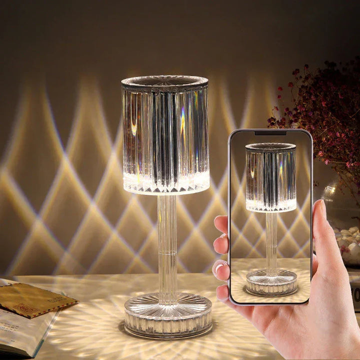 Luvikno | Dimbar Krystall Bordlampe Med Moderne Design