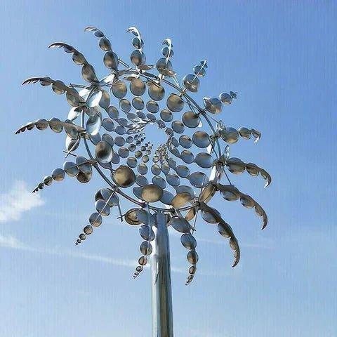 MagicWind kinetisk vindmølle i metall | Luvikno