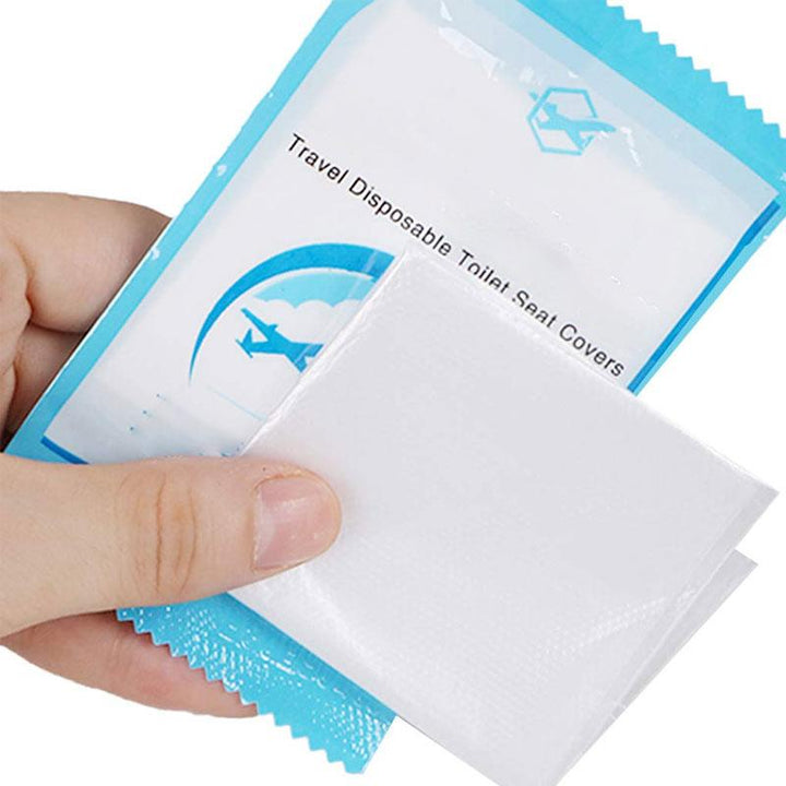 50 PCS Gjennomsiktige Engangs Toalettputer | Luvikno