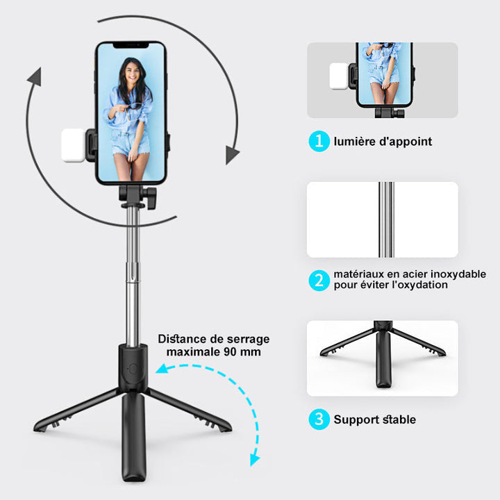 Bærbar Bluetooth Mobilholder 6 i 1 | luvikno