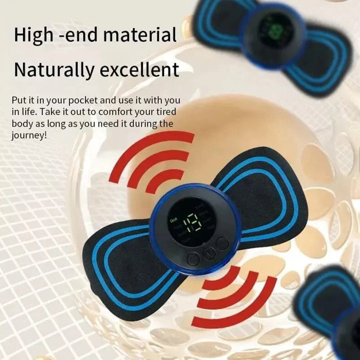 EMS Mini Body Massager Puls Nakke Smerte Lindring Luvikno