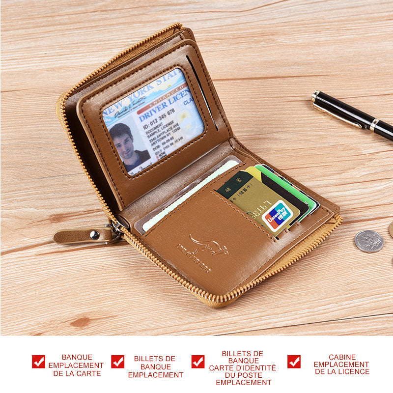 RFID-blokkerende lommebok for menn | Luvikno