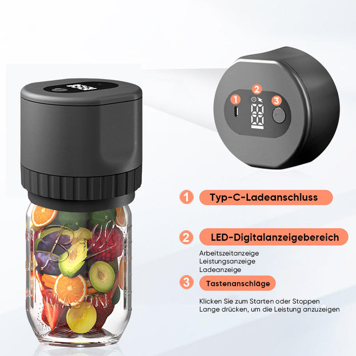 Elektrisk vakuumpakker for Mason-glass  | Luvikno
