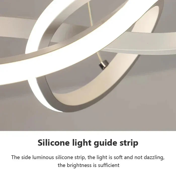 Moderne LED Taklampe - WaveGlow | Luvikno