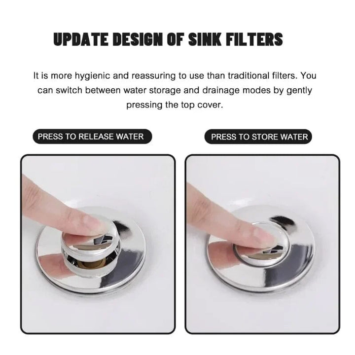 Rustfritt Stål Gulvavløp Filter | Luvikno