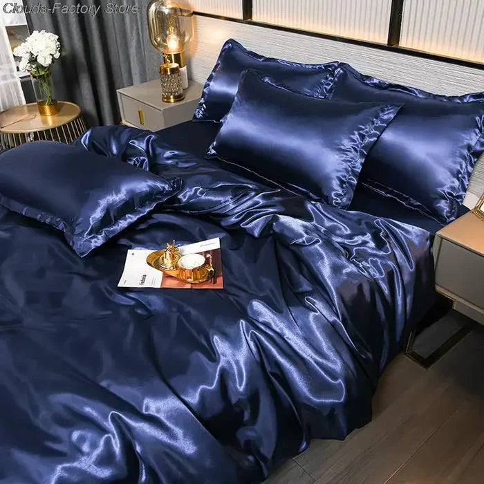 Satin Sengetøy - Velora | Luvikno