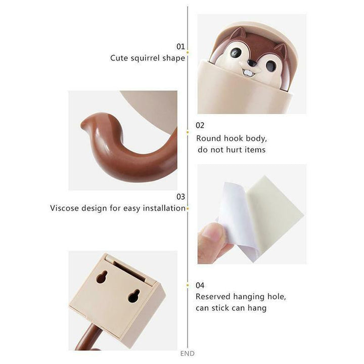 Magic Cute Squirrel Hook | Luvikno