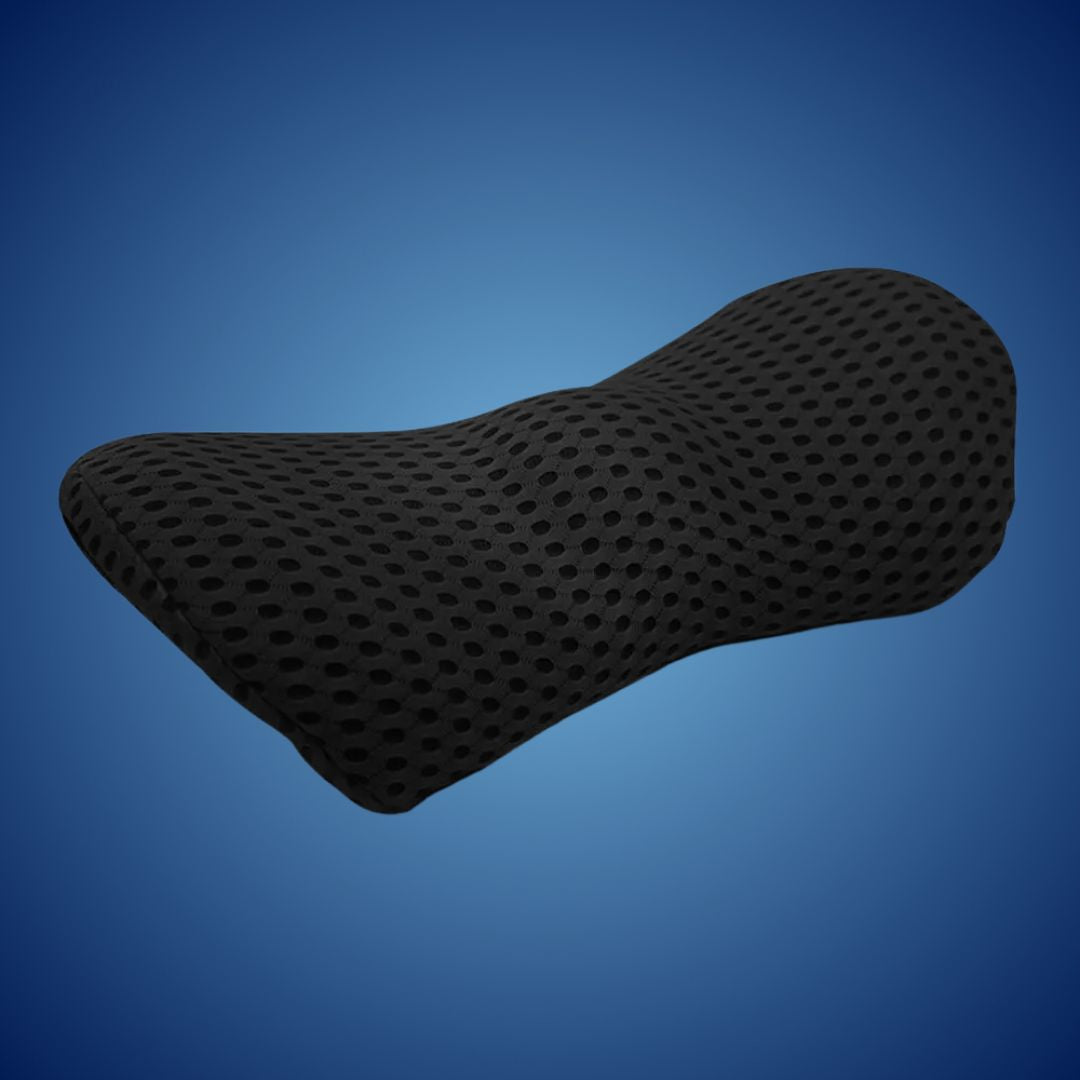 ComfortWave Lumbal Støttepute | for Lindring av Lændesmerter - Ergonomisk Design for Kontor - Kjøring og Hjemmebruk Luvikno