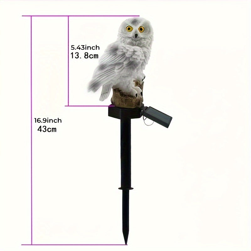 SolarOwl - Moderne LED Hage Lampe med Unik Design | Luvikno