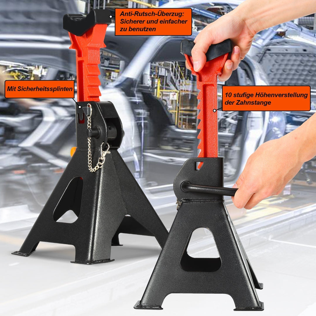 Heavy Duty Support Stand 3T 2 Pieces | Luvikno