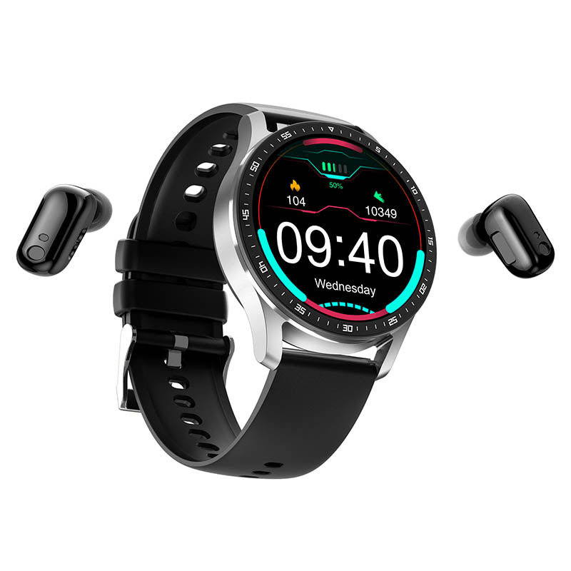 2-i-1 Smartklokke med Bluetooth-hodetelefoner | Luvikno