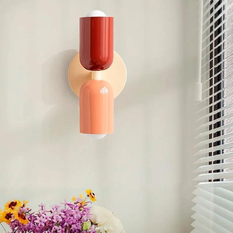 Luvikno | Vegglamper Moderne Glass Dobbel Skygge Lampe