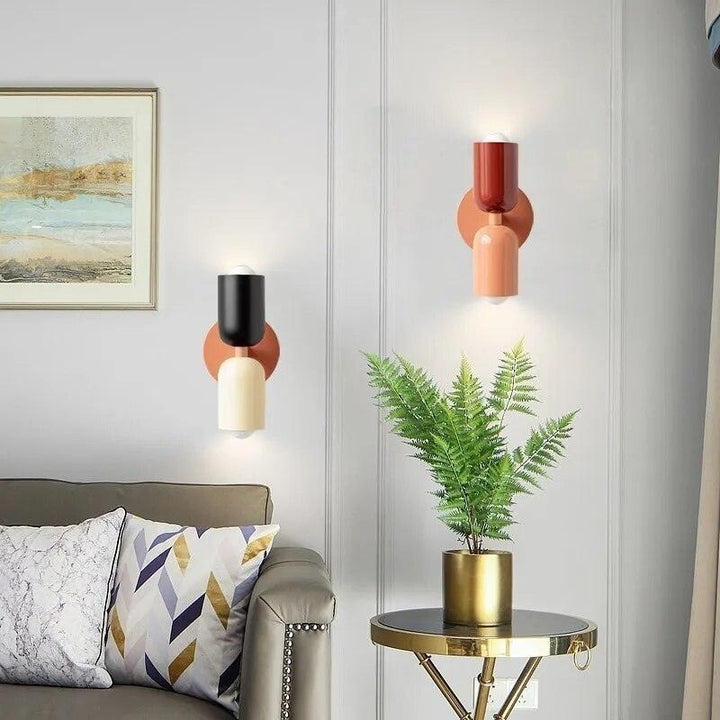 Luvikno | Vegglamper Moderne Glass Dobbel Skygge Lampe
