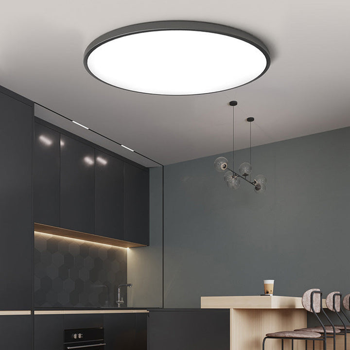 Takbelysning Moderne LED Rund Metallarmatur Luvikno
