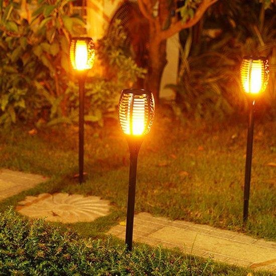 Luvikno | LED Solsenger Fakkel Deluxe 96 LED (4 stk)