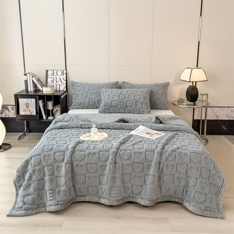 CozyCoral – Luksus Fleece-teppe for Alle Årstider Luvikno