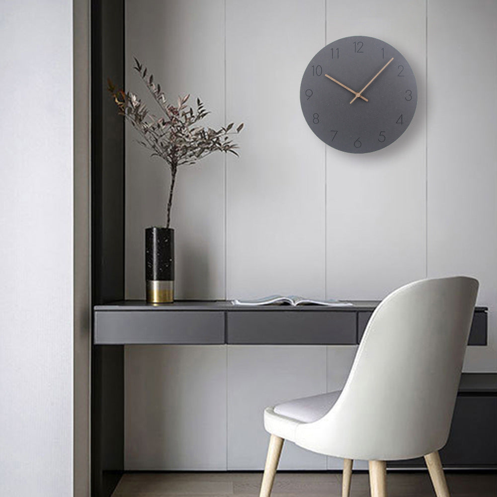 StilDesign Veggklokke – Minimalistisk Stille Klokke for Moderne Interiør | Luvikno