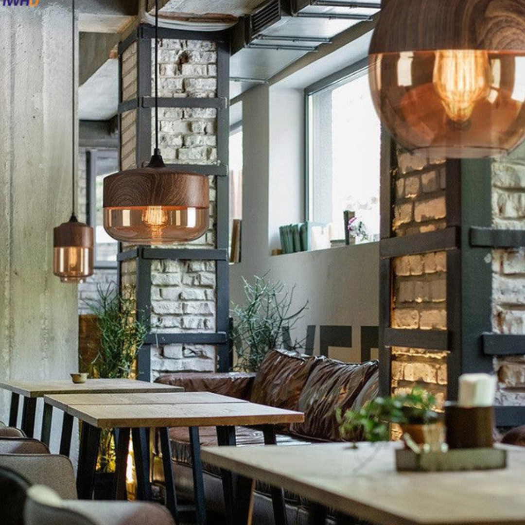 Stilig skandinavisk tre taklampe - NordLuna | Luvikno