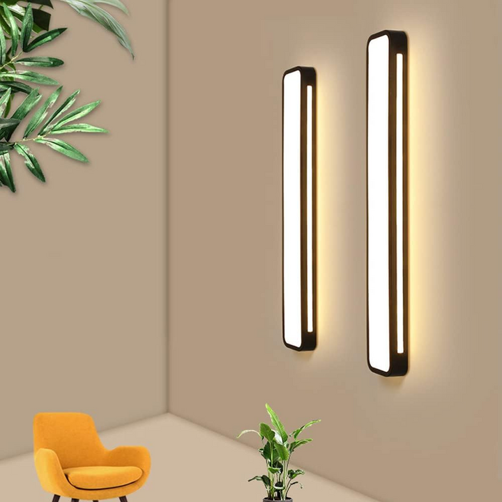 Nordisk Minimalistisk Lang LED Taklampe Luvikno