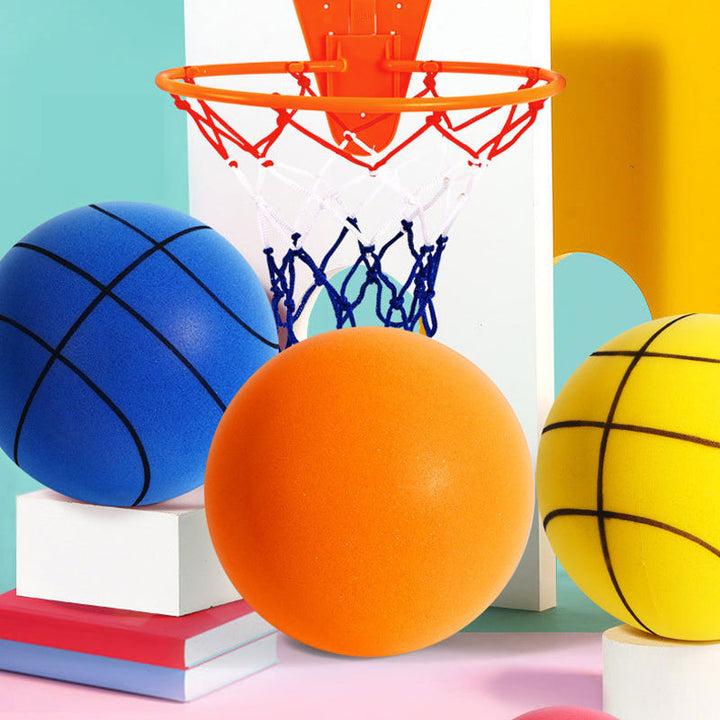 Stille-basketball for barn innendørs